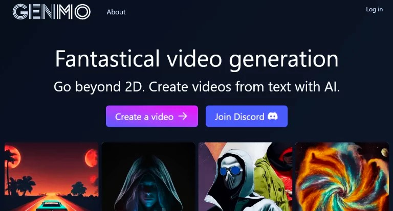 Post image of genmo ai which is an AI Video generation tool