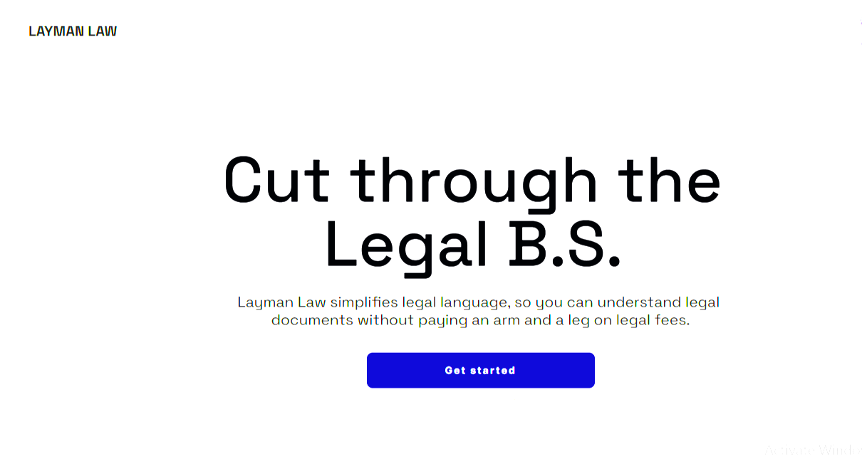 Layman Law AI post image