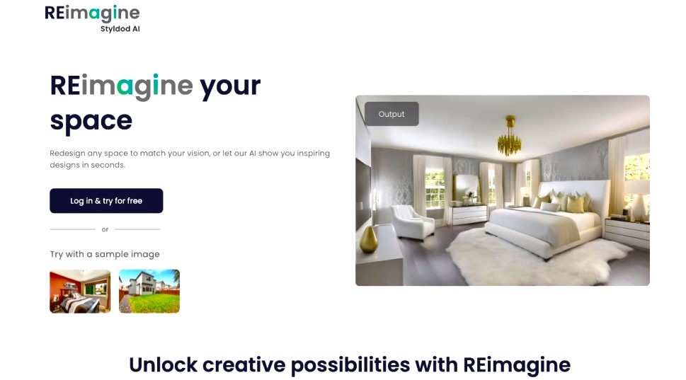 Post image of Reimagine ai which is an AI Architecture and Interior Design Tools